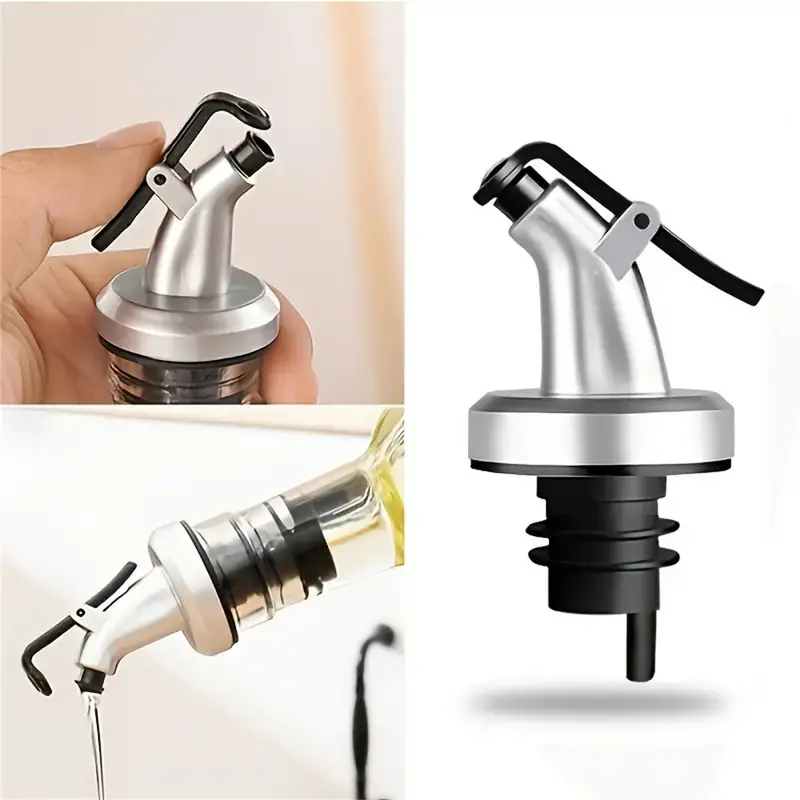 Oil Dispenser Stopper and Pour Spout Kitchen Tool