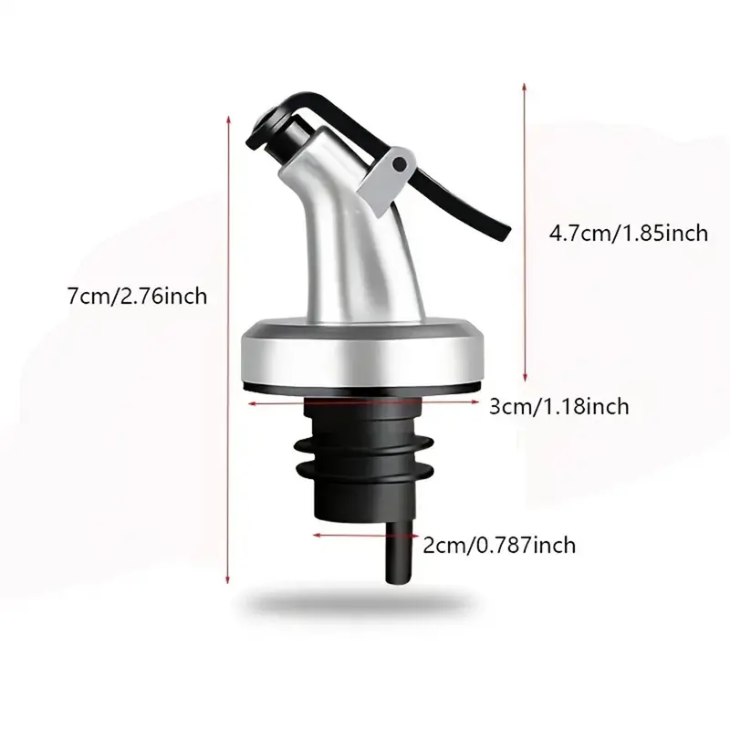 Oil Dispenser Stopper and Pour Spout Kitchen Tool