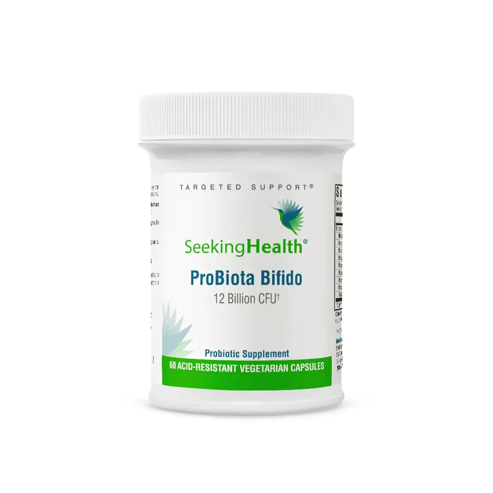 Seeking Health ProBiota Bifidobacterium 60 Capsules Probiotic Supplement for Digestive Health Bifido Only Vegan- and Vegetarian-Friendly Supports Colon Health and Immune System*