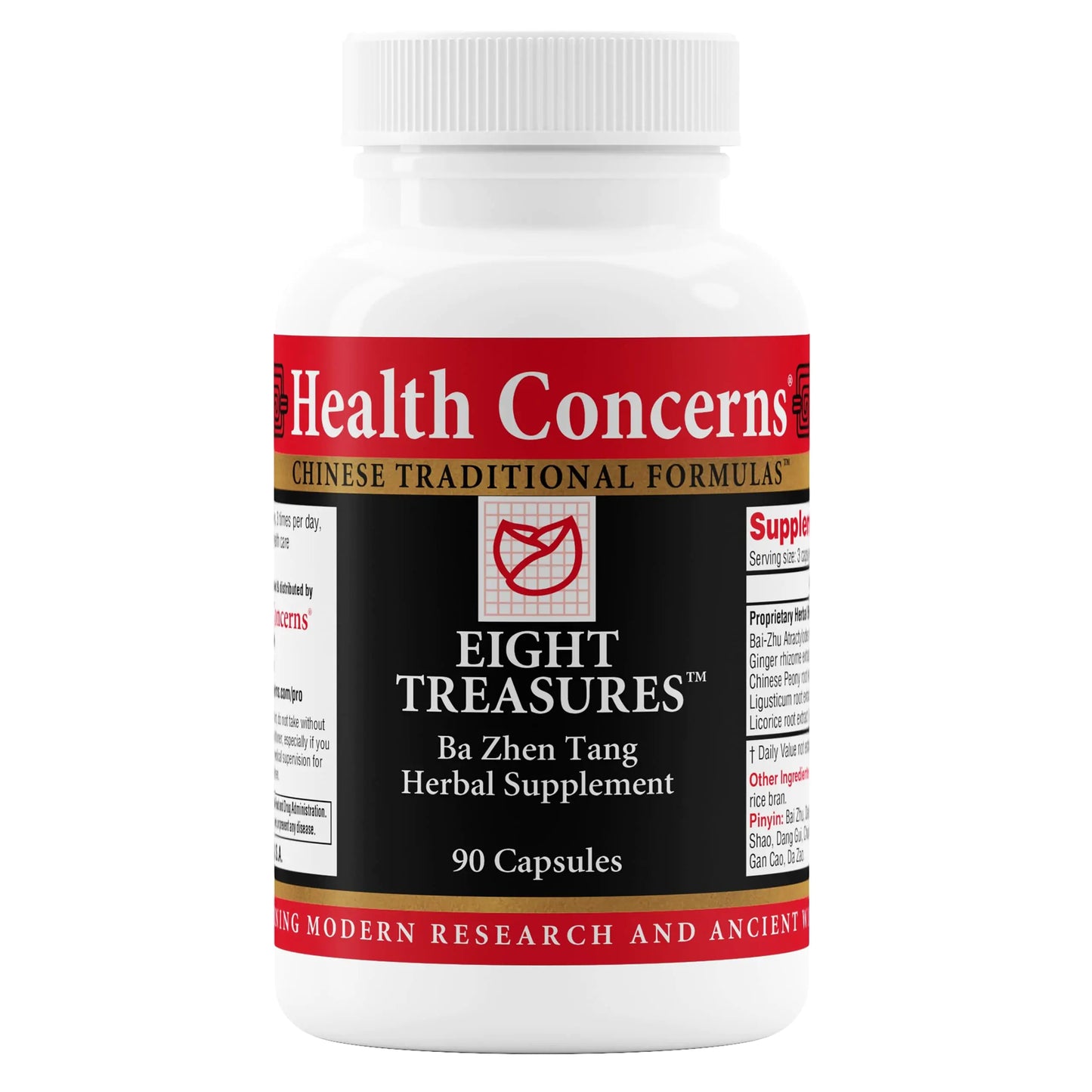 Health Concerns Eight Treasures - Menstrual Relief & Womens Health Supplement - 90 Capsules