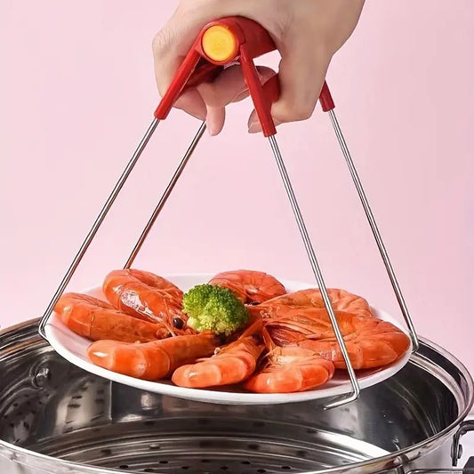 Stainless Steel Anti-Scalding Plate Clip Kitchen Tool