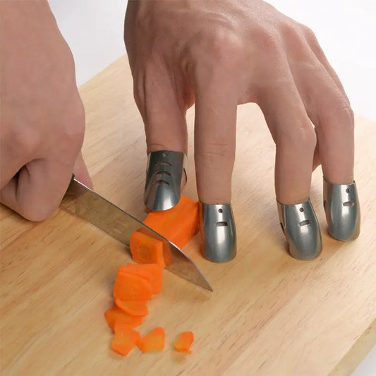 Finger Protector for Cutting - Stainless Steel Kitchen Tool